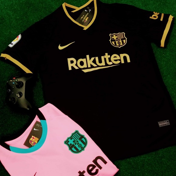 BARCELONA AWAY JERSEY SLIM FIT - Picture 2 of 4